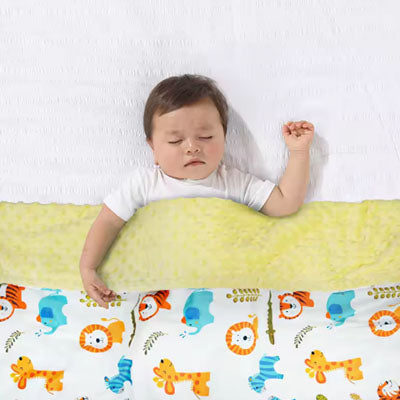 bébé endormi border avec couverture bebe