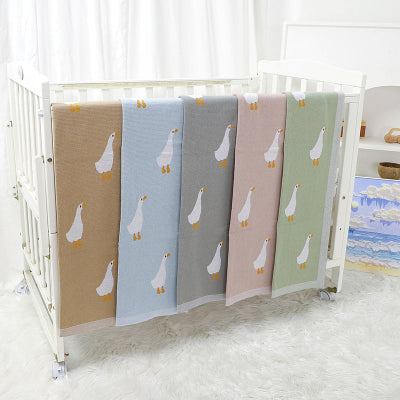 choix disponible couverture bébé tricot canard