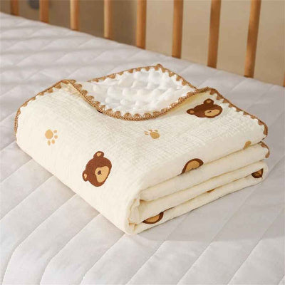 couverture bebe motif ours