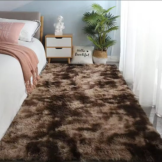 descente de lit couleur cafe dans chambre a coucher