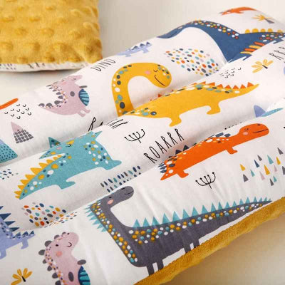 oreiller enfant côté coton motifs jurassique