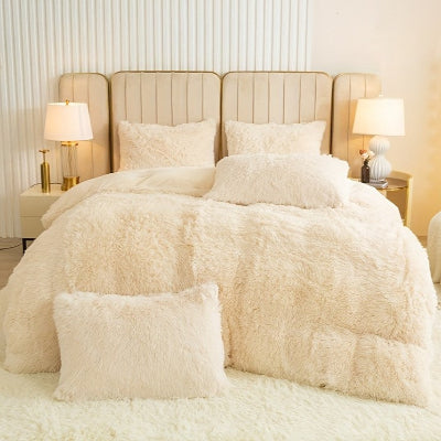 parure de lit 200x200 beige crème