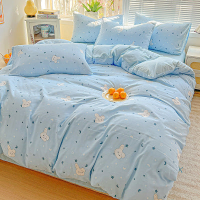 présentation housse de couette lapin