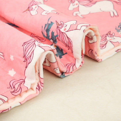 vue couverture bebe licorne