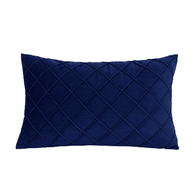 vue housse de coussin 30x50 bleu