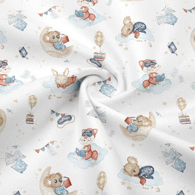 vue motifs animaux drap housse bebe