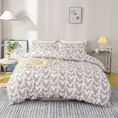 vue parure de lit 200x200 gris