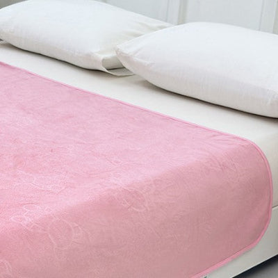 vue protection pour matelas rose