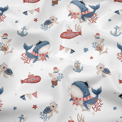 vue tissu drap housse bebe bleu fonce