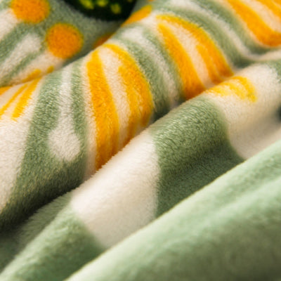zoom couverture lestée côté flanelle