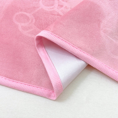 zoom deux côtés protection pour matelas rose