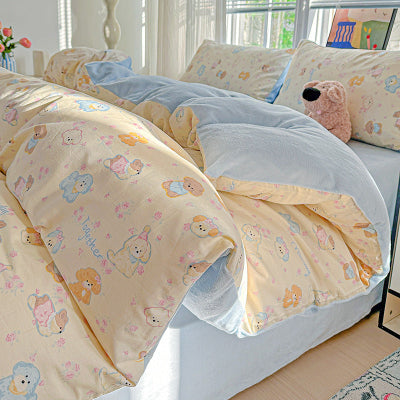 zoom housse de couette enfant chien