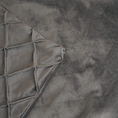 zoom motif devant housse de coussin 30x50 grise