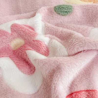 zoom tissu plaid enfant